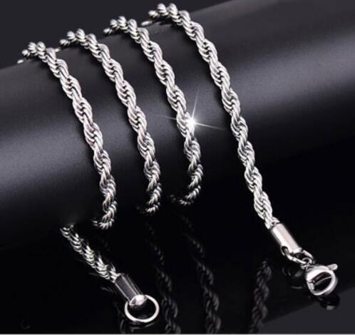 Stainless steel twist chain