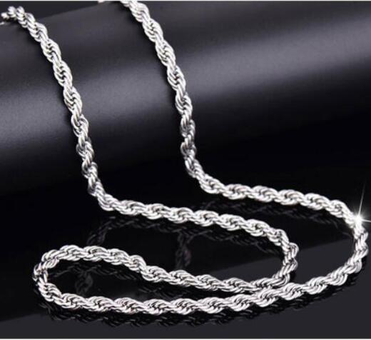 Stainless steel twist chain
