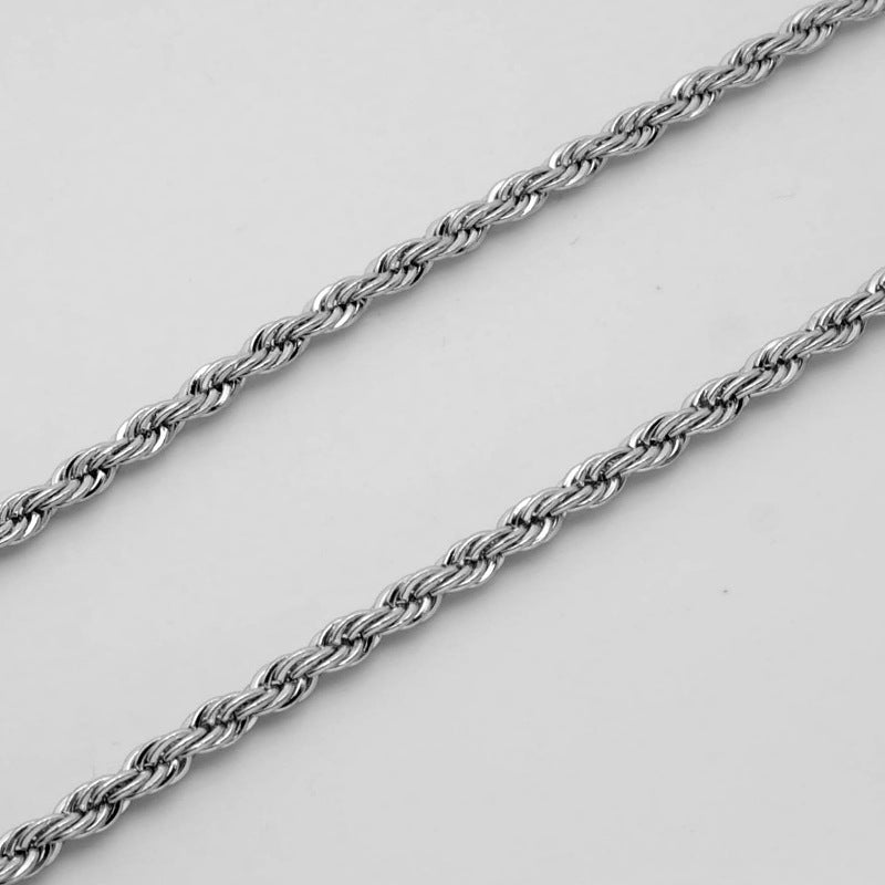 Stainless steel twist chain