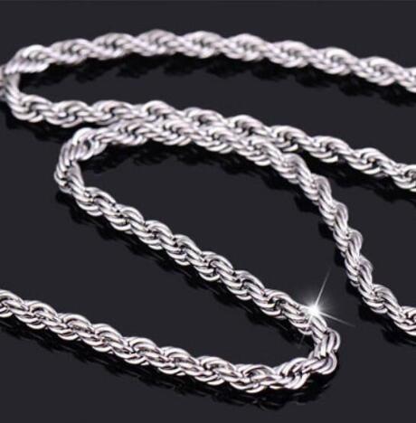 Stainless steel twist chain
