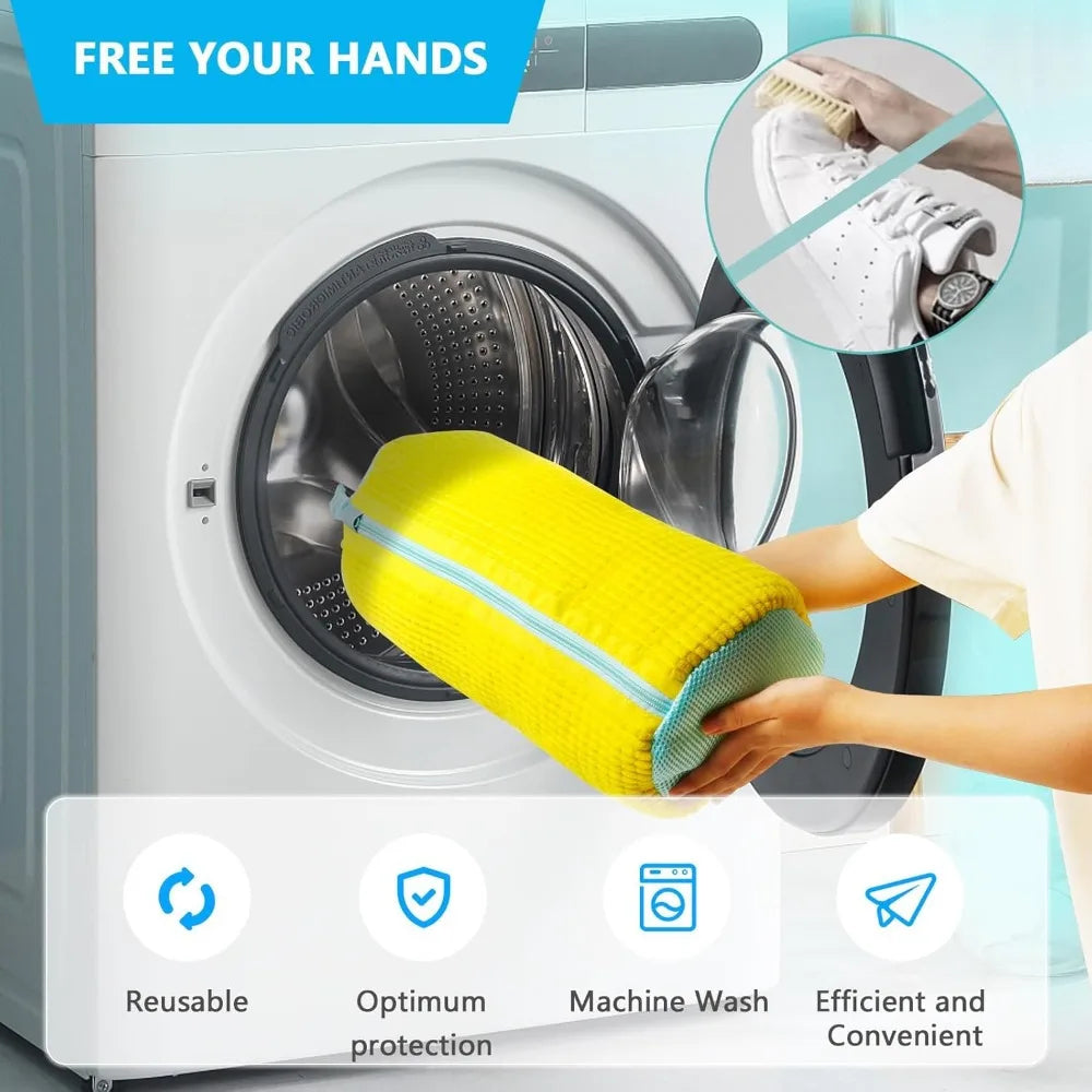 Shoe Washing Machine Bag – Protective Mesh Laundry Bag