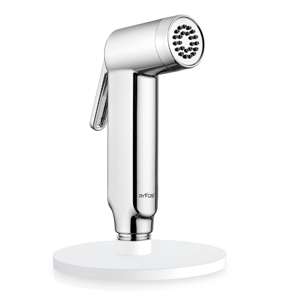 India’s 1st Brand with Lifetime Support, R1005HF ABS Health Faucet, Jet Spray for Toilet with 1-1.2 Mtr SS-304 Flexible Hose Pipe & Wall Hook, Chrome Finish