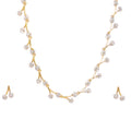 Estele Jewellery Sets for Women Gold Plated Bridal Necklace Jewellery Set with Earrings