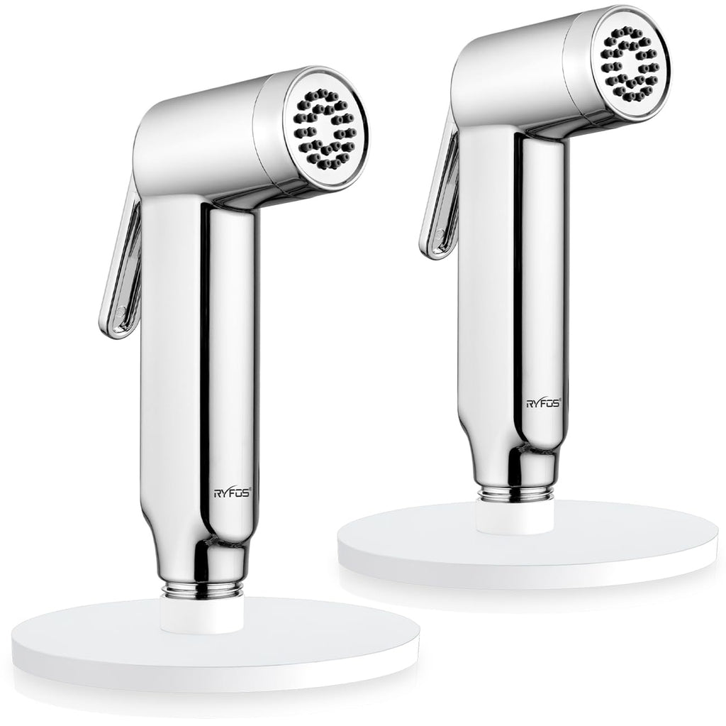 India’s 1st Brand with Lifetime Support, R1005HF ABS Health Faucet, Jet Spray for Toilet with 1-1.2 Mtr SS-304 Flexible Hose Pipe & Wall Hook, Chrome Finish