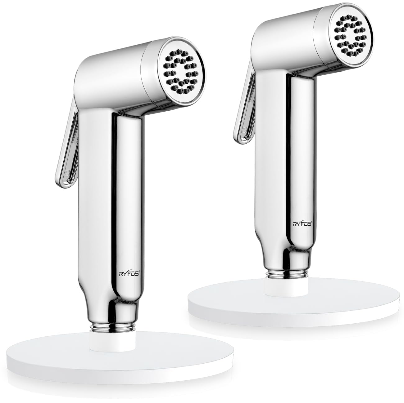 India’s 1st Brand with Lifetime Support, R1005HF ABS Health Faucet, Jet Spray for Toilet with 1-1.2 Mtr SS-304 Flexible Hose Pipe & Wall Hook, Chrome Finish