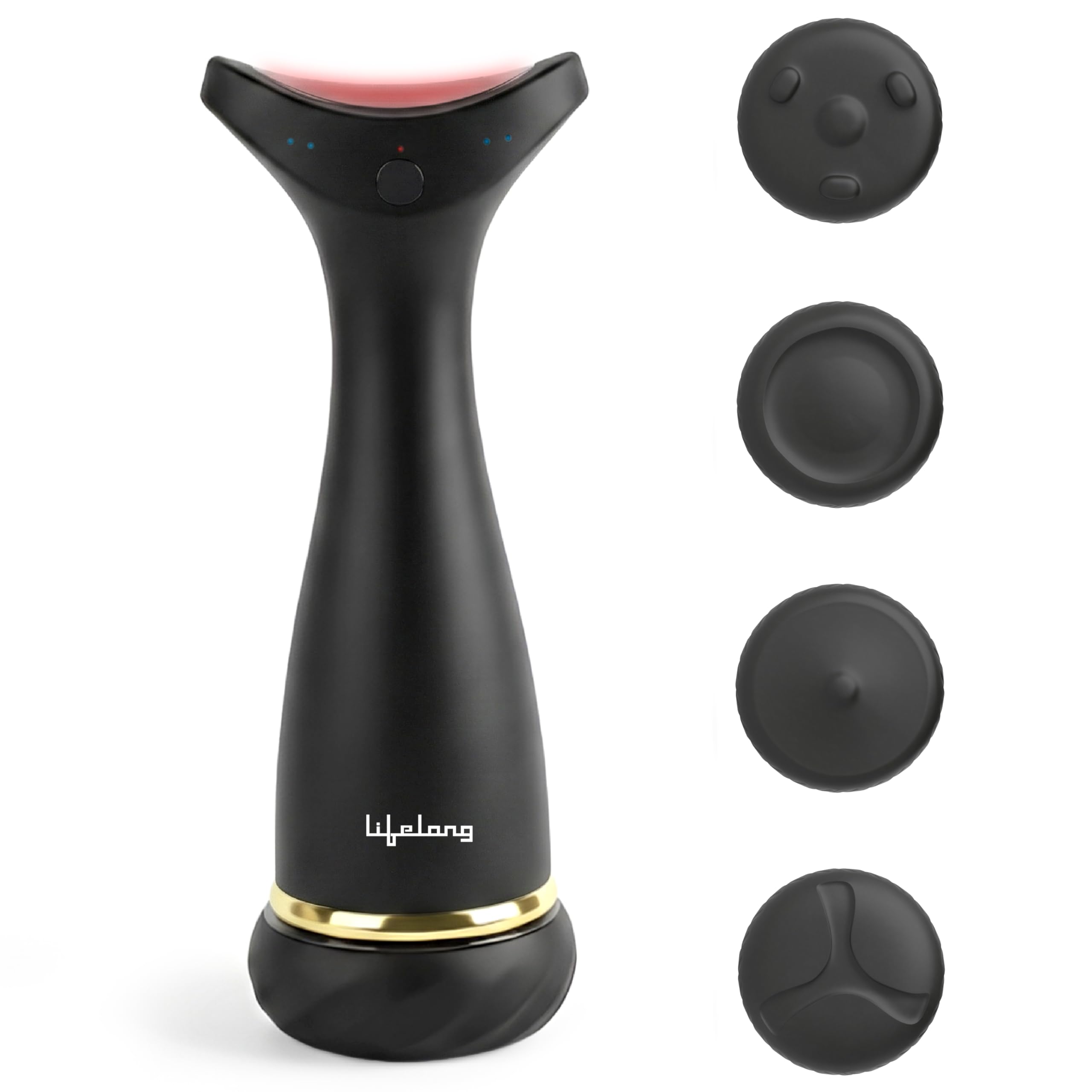 Lifelong Full Body Massager Machine for Pain Relief | Body & Back Pain Relief Product | Handheld Electric Manipol Mini Massager | 5-Speed Settings | Best Gift for Women & Men (LLM270, Brown)