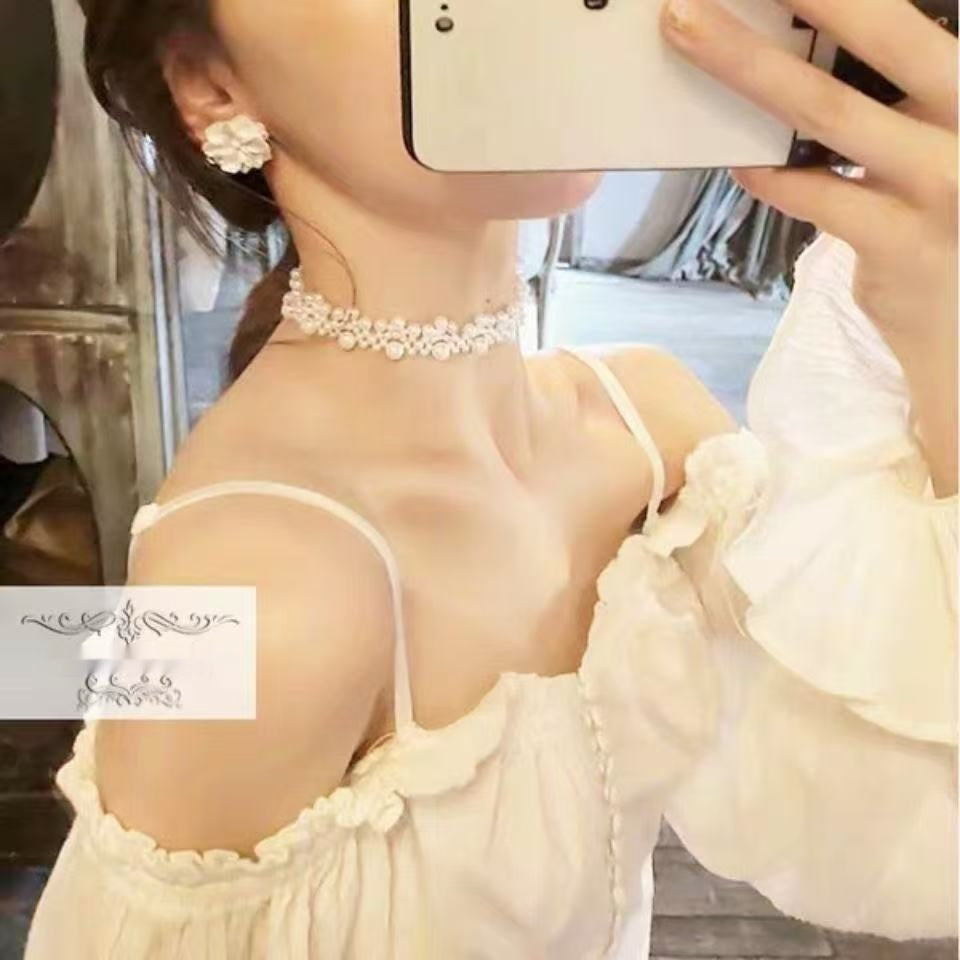 Clavicle Chain Elegant Hepburn-style High-end Fashionable Necklace