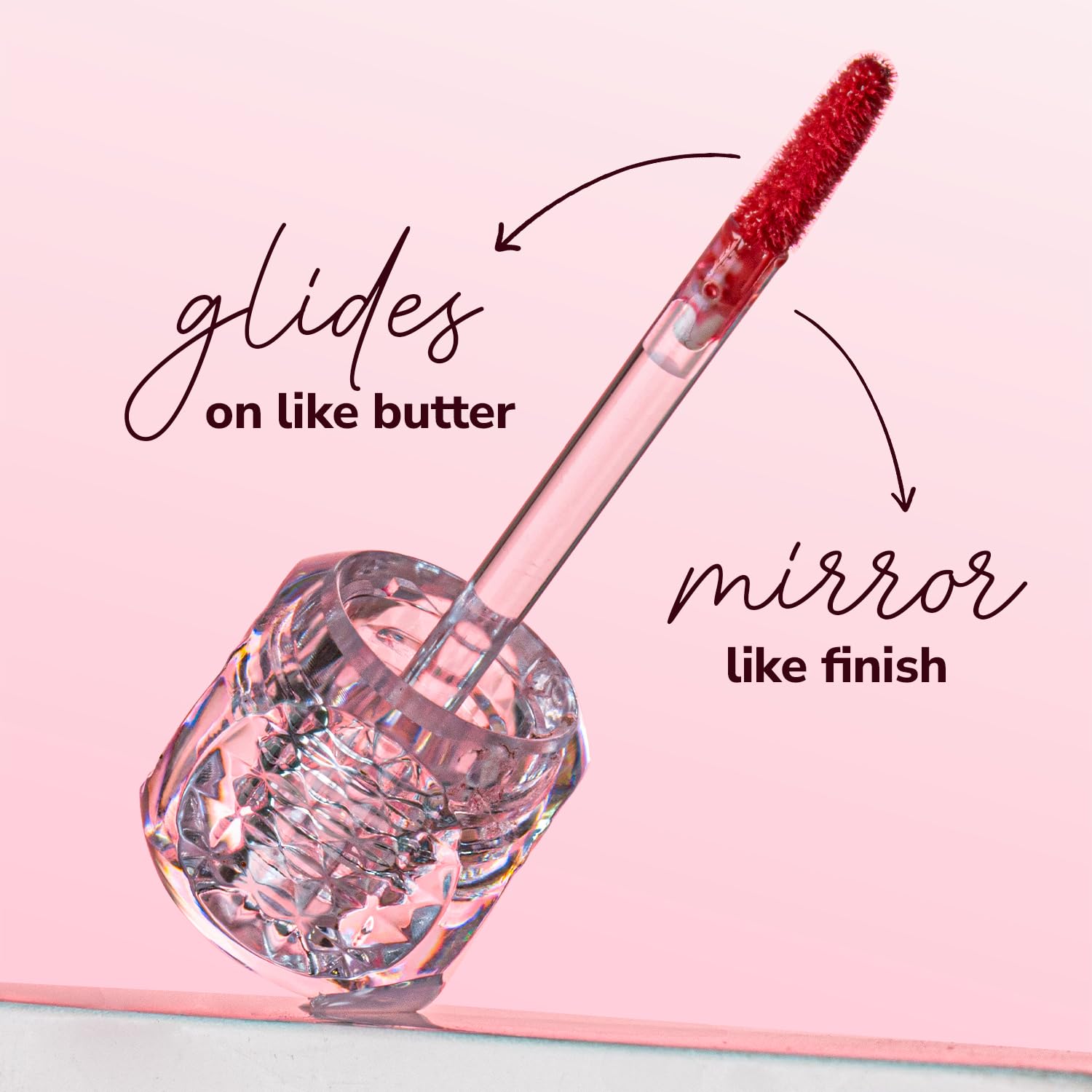 MILA BEAUTÉ Gloss Girl Lip Gloss|Enriched With Mango Seed Butter & Hyaluronic Acid|Light Weight & Non-Sticky Formula|Gives Fuller-Lip Effect & Extra Hydration|High Shine Finish-That's Me, 2.8 Ml