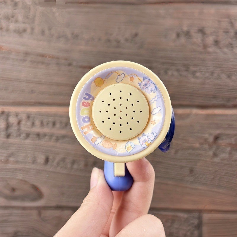 Cartoon Recording Small Horn Keychain Toy Ornament