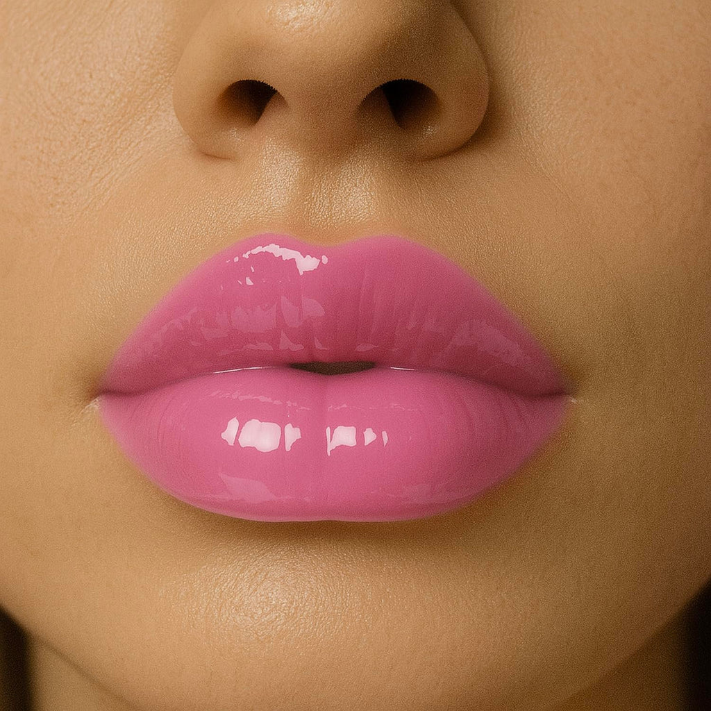 MILA BEAUTÉ Gloss Girl Lip Gloss|Enriched With Mango Seed Butter & Hyaluronic Acid|Light Weight & Non-Sticky Formula|Gives Fuller-Lip Effect & Extra Hydration|High Shine Finish-That's Me, 2.8 Ml