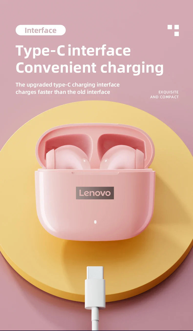 Lenovo LP40 Pro Bluetooth Noise Reduction Dual Mode Earbuds