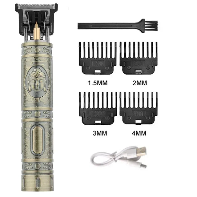 Professional Hair Clipper Cordless Electric Hair Trimmer For Men USB Rechargeable