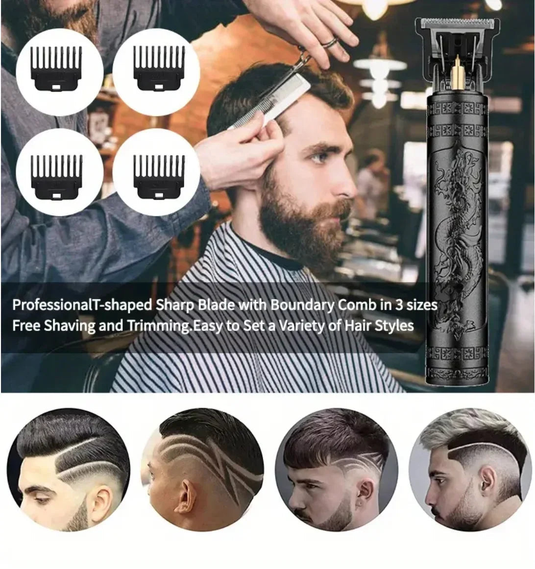 Professional Hair Clipper Cordless Electric Hair Trimmer For Men USB Rechargeable