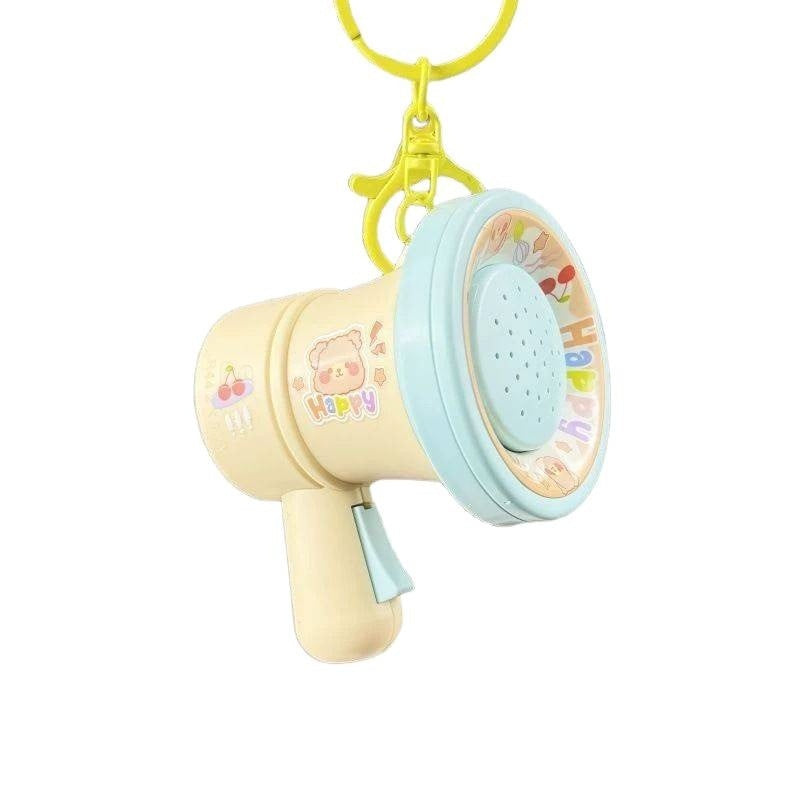 Cartoon Recording Small Horn Keychain Toy Ornament